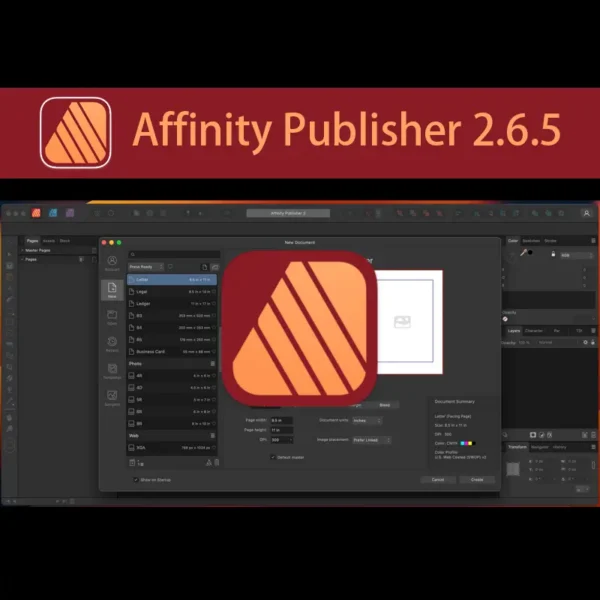 Affinity Publisher 2.6.5 深度测评:AI 加持排版+跨工具协作,设计师与创作者必备
